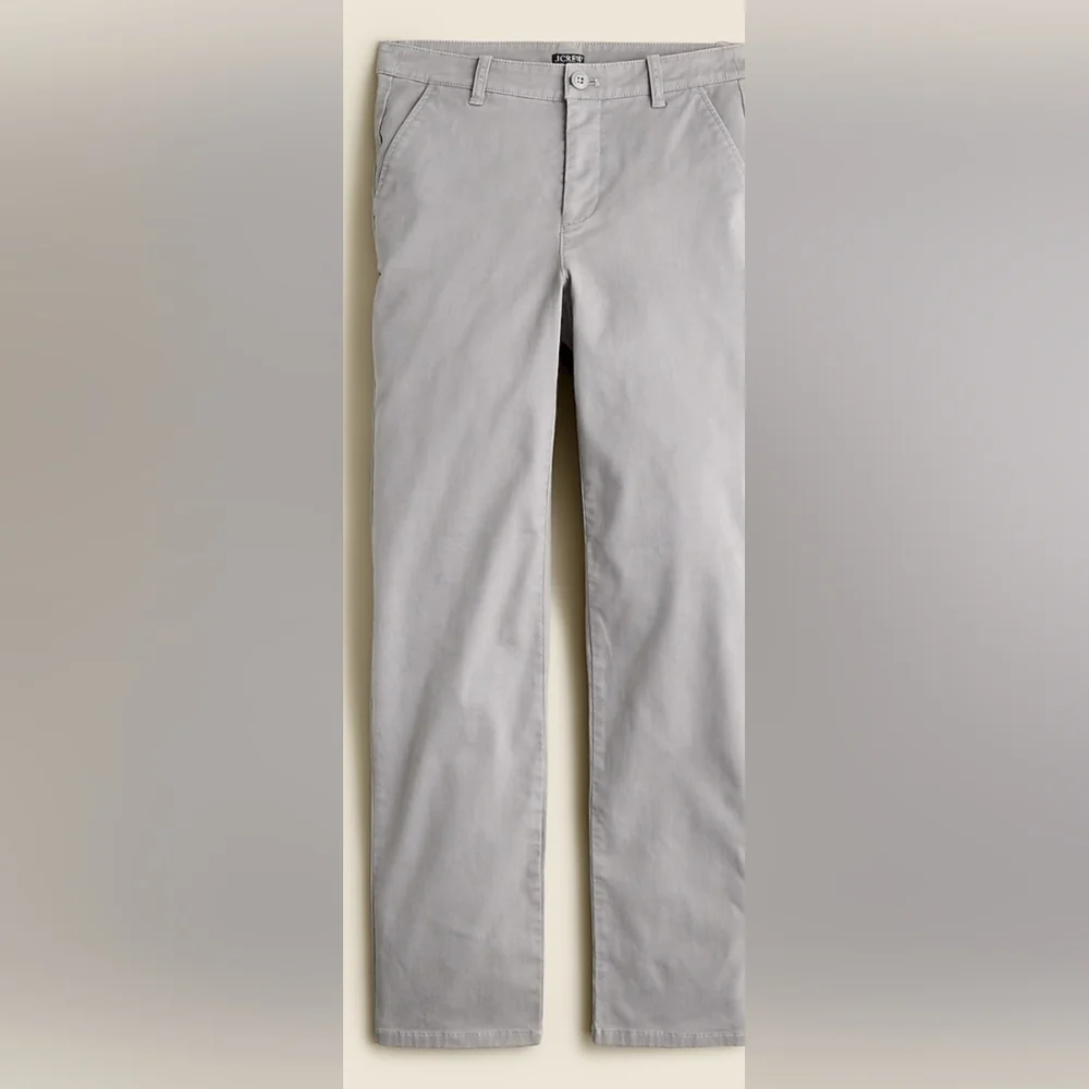 J.Crew $98 Kate Straight-leg Pant in Chino in Gray Size 00 Nwot